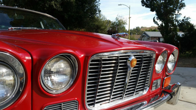 1970 Red Jaguar XJ6 Sedan