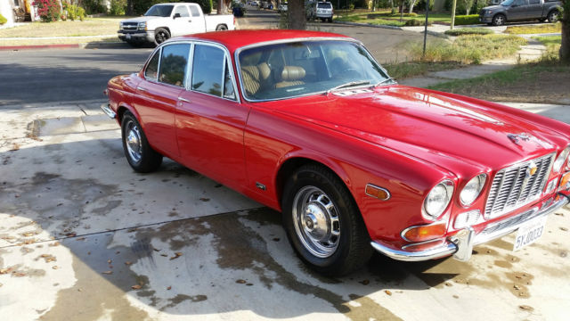 1970 Red Jaguar XJ6 Sedan