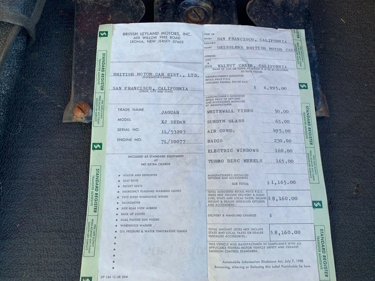 1970 Jaguar XJ