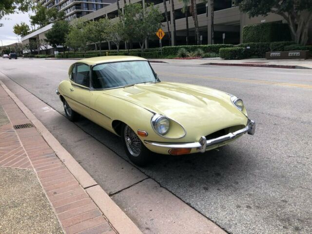 1970 Yellow Jaguar E-Type