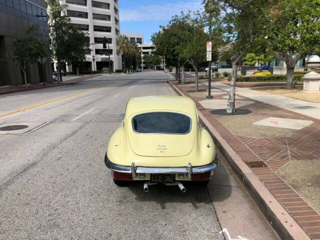 1970 Yellow Jaguar E-Type
