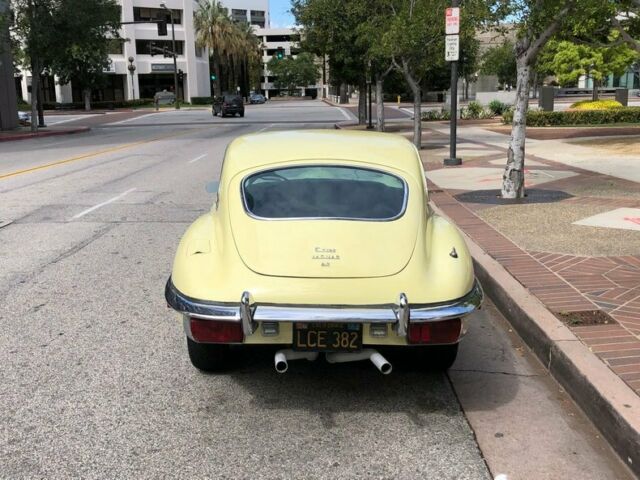 1970 Yellow Jaguar E-Type