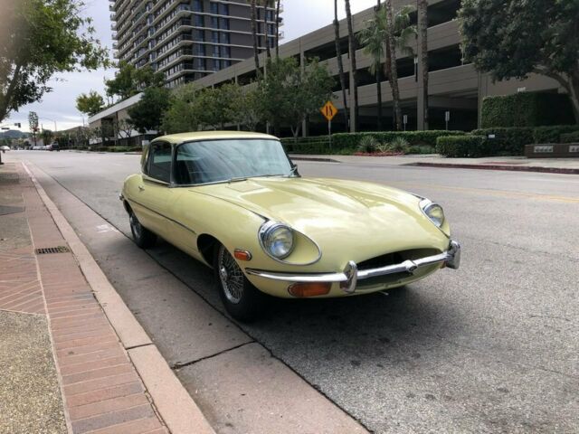 1970 Yellow Jaguar E-Type