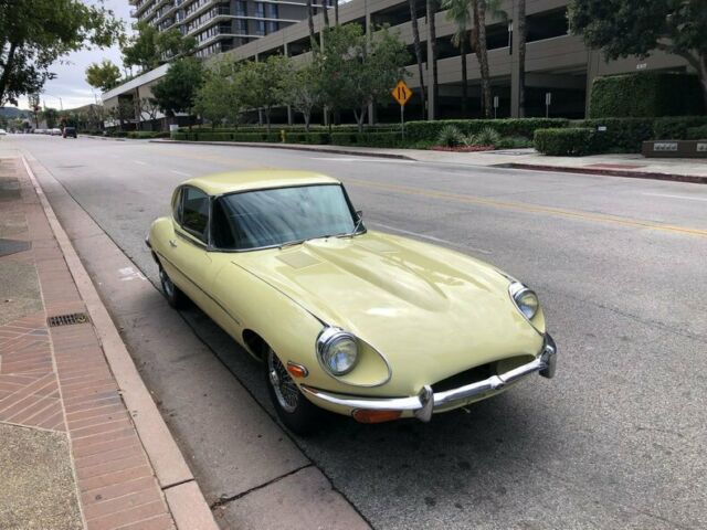 1970 Yellow Jaguar E-Type