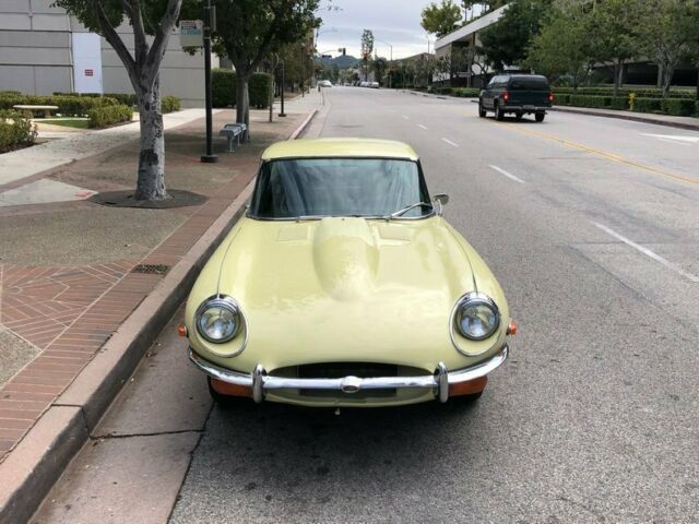 1970 Yellow Jaguar E-Type
