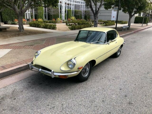 1970 Yellow Jaguar E-Type