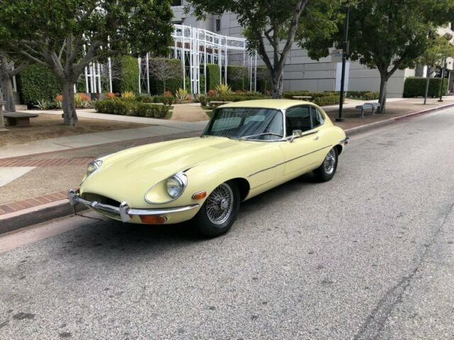 1970 Yellow Jaguar E-Type