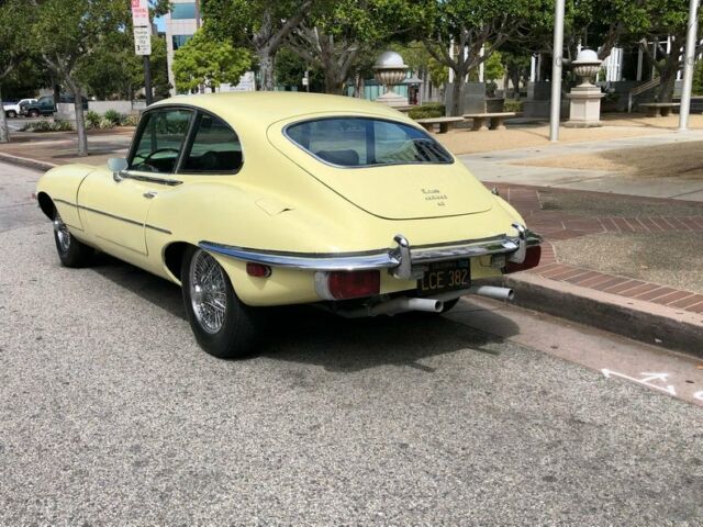 1970 Yellow Jaguar E-Type
