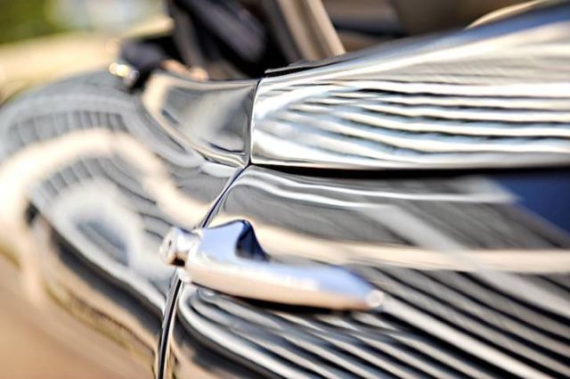 1970 Non-Metallic Indigo Blue Jaguar E-Type Convertible