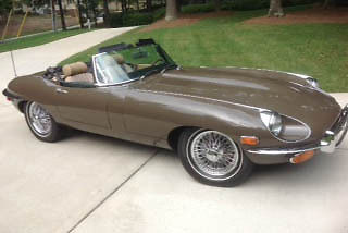1970 Sable Jaguar E-Type Convertible