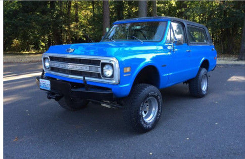 1970 Medium red Chevrolet Blazer Convertible