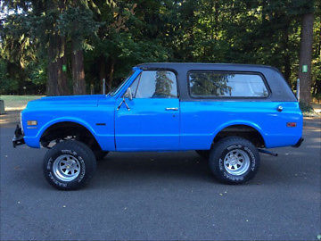 1970 Medium red Chevrolet Blazer Convertible