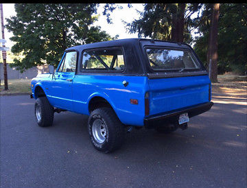 1970 Medium red Chevrolet Blazer Convertible