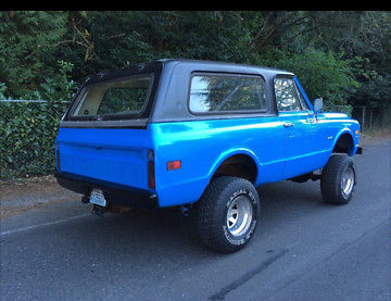 1970 Medium red Chevrolet Blazer Convertible