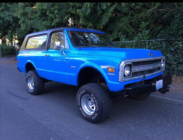 1970 Medium red Chevrolet Blazer Convertible