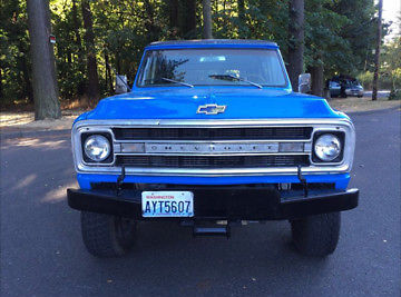 1970 Medium red Chevrolet Blazer Convertible