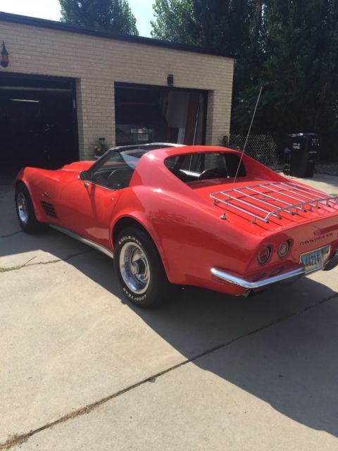1970 Red Chevrolet Corvette