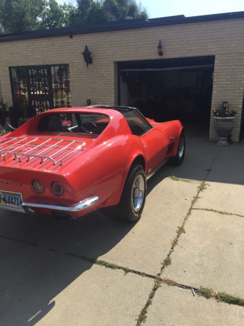 1970 Red Chevrolet Corvette