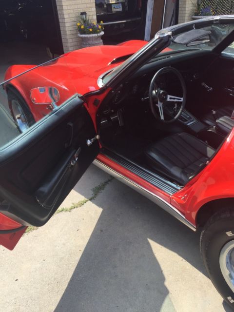 1970 Red Chevrolet Corvette