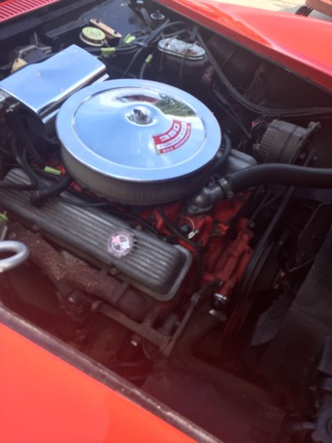 1970 Red Chevrolet Corvette