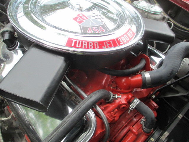 1970 Maroon Chevrolet Corvette T-top