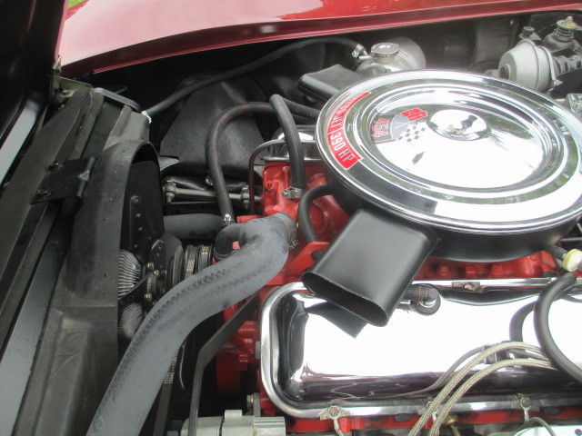 1970 Maroon Chevrolet Corvette T-top