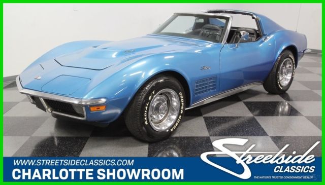 1970 Blue Chevrolet Corvette