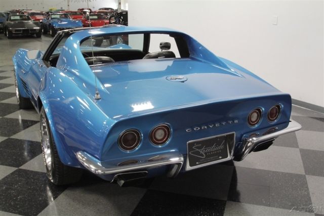 1970 Blue Chevrolet Corvette