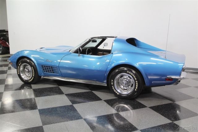 1970 Blue Chevrolet Corvette