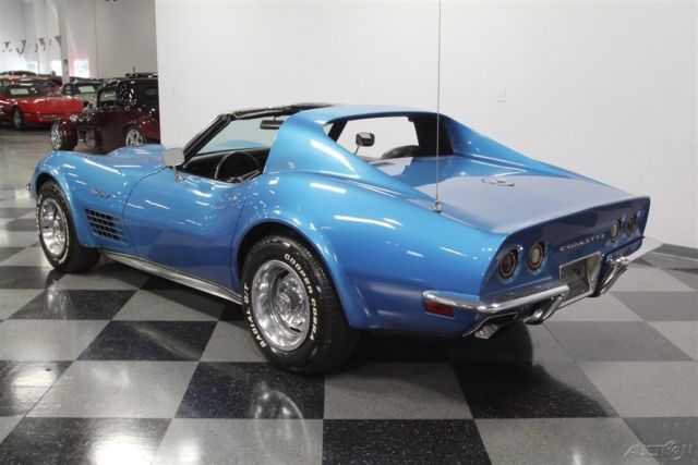 1970 Blue Chevrolet Corvette