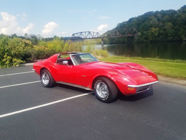 1970 Red Chevrolet Corvette