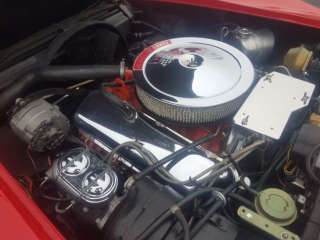 1970 Red Chevrolet Corvette