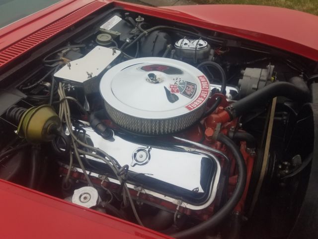 1970 Red Chevrolet Corvette