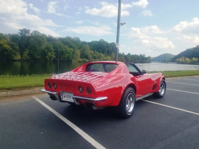 1970 Red Chevrolet Corvette