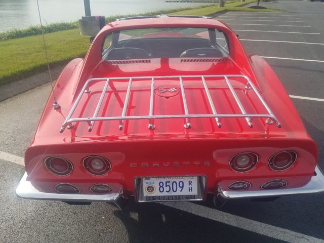 1970 Red Chevrolet Corvette