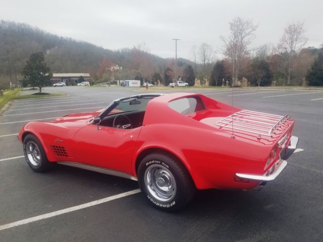 1970 Red Chevrolet Corvette