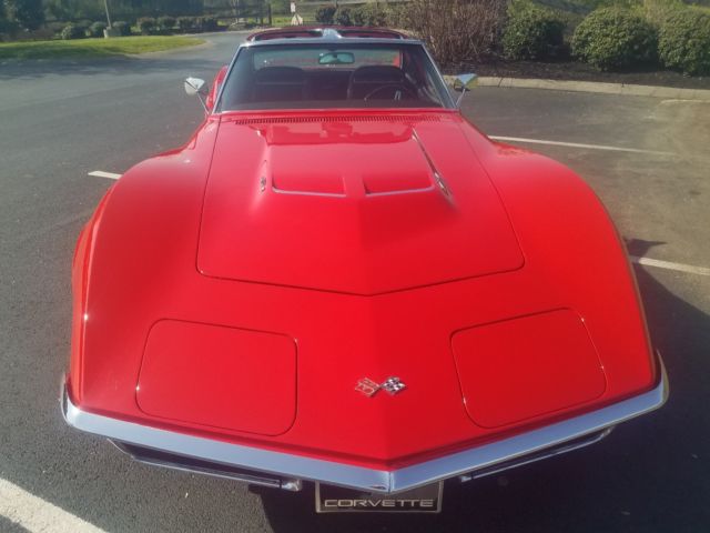 1970 Red Chevrolet Corvette
