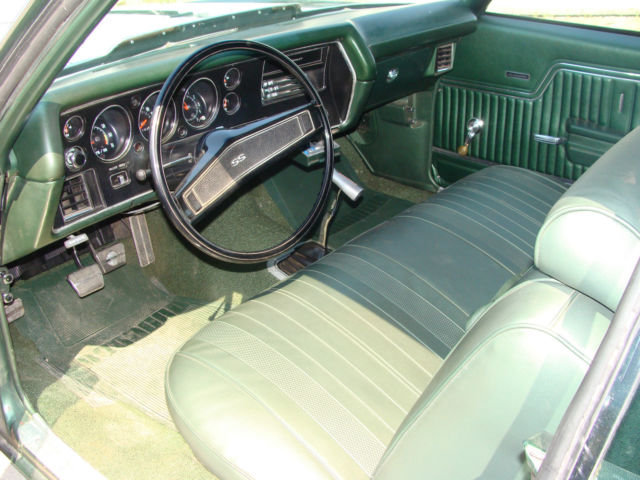 1970 Green Chevrolet Chevelle Coupe