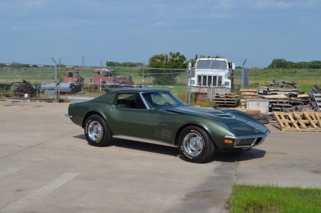 1970 Donnybrooke Green Chevrolet Corvette Coupe