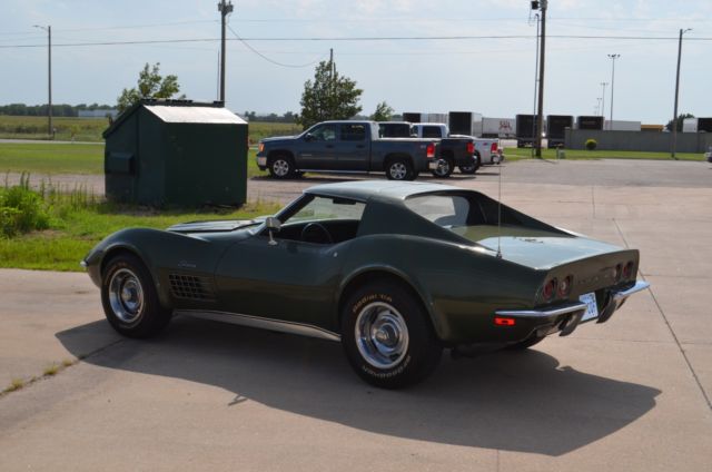 1970 Donnybrooke Green Chevrolet Corvette Coupe