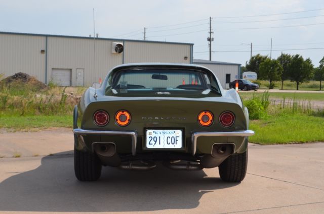 1970 Donnybrooke Green Chevrolet Corvette Coupe