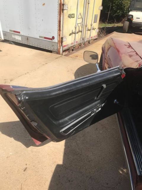 1970 Burgundy Chevrolet Corvette Coupe