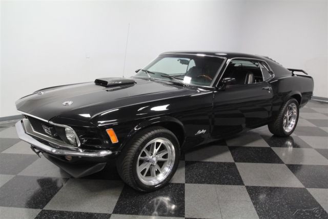1970 Black Ford Mustang