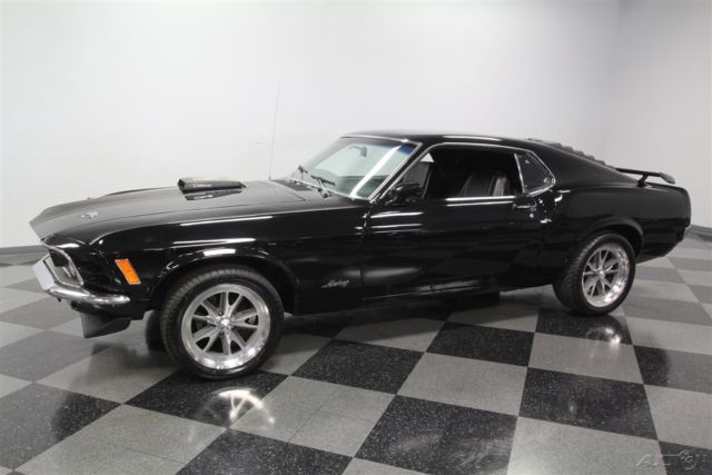 1970 Black Ford Mustang