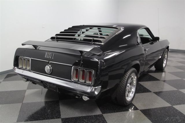 1970 Black Ford Mustang
