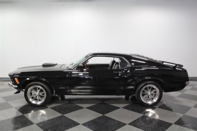 1970 Black Ford Mustang