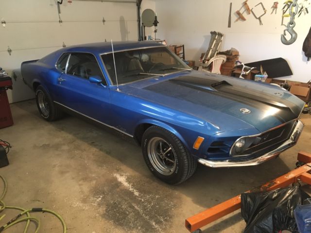 1970 Blue Ford Mustang Coupe
