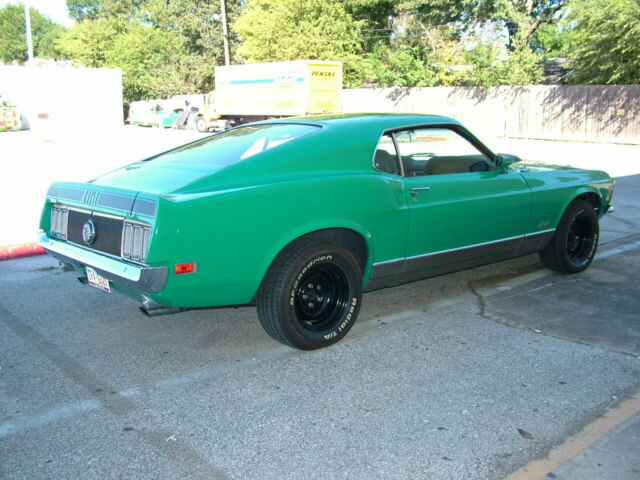 1970 Green Ford Mustang Fastback