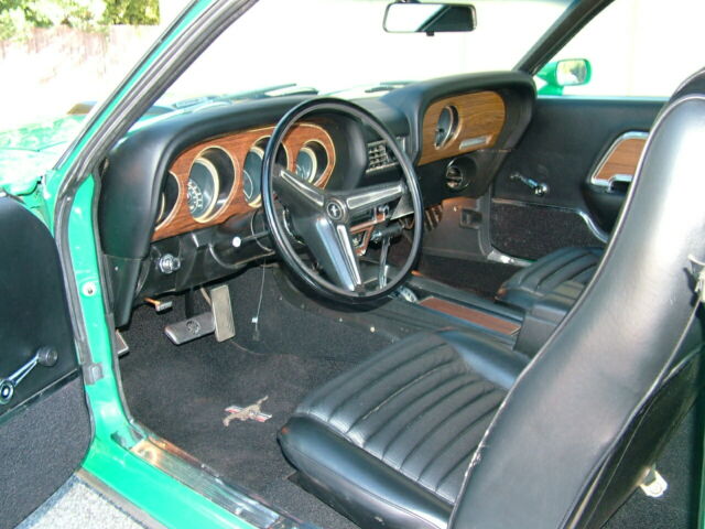 1970 Green Ford Mustang Fastback