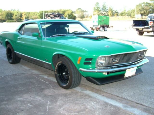 1970 Green Ford Mustang Fastback